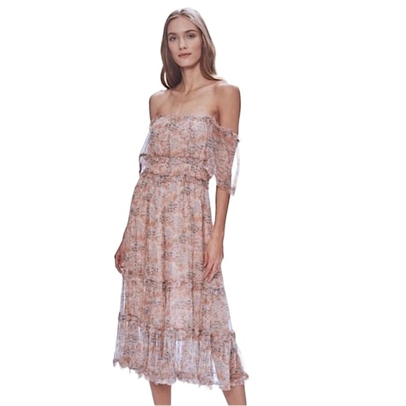 Anthropologie Dresses & Skirts - NEW Anthropologie Love The Label Pastel Floral Print Waterlily Dress Size XS
